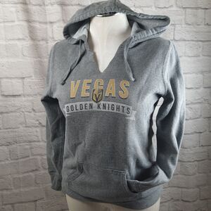 Las Vegas Golden Knights Womens XL Hoodie Grey NHL Logo VGK Hockey